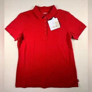 Liz Claiborne Red Polo Top Size M NWT